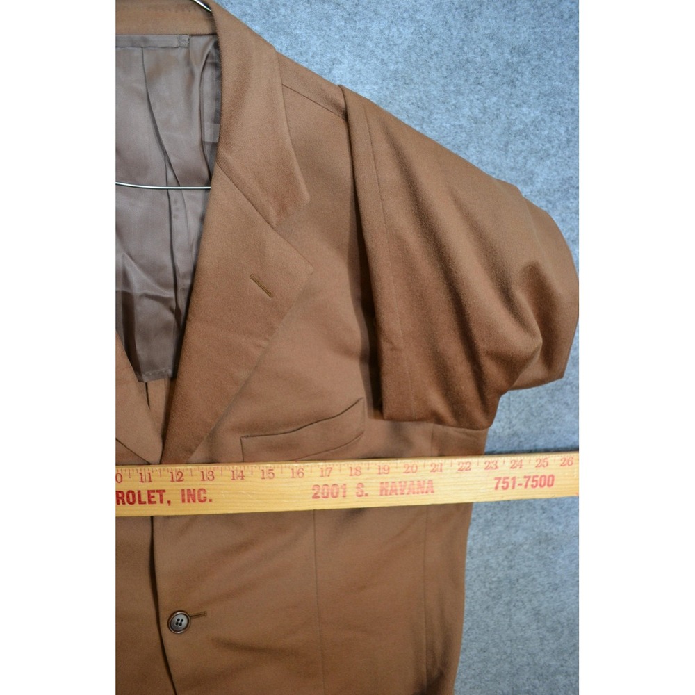 Edwin Nazario Sport Coat Mens 44R Brown Wool Cashmere Loro Piana Blazer Italy - Picture 13 of 16